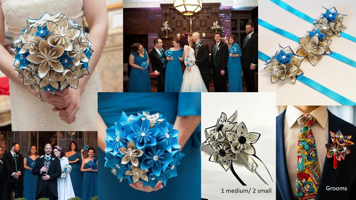 Custom order for Amy March 2024 wedding Dana's Paper Flowers