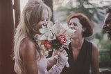 Roses & Music Bridal Bouquet and Boutonniere- Customize with your song & accent colors