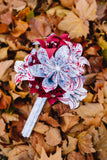 Bridal Bouquet of Sheet Music Daisies & Lilies- Your choice of song and accent colors, one of a kind origami, destination wedding, non traditional