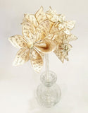 Personalized Anniversary set of 6- handmade paper flower bouquet, traditional 1st anniversary gift