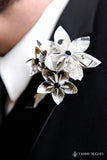 Comic Book Boutonniere- Your choice of comic book & accent colors