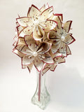 A Dozen Sheet Music Paper Flowers