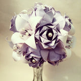 Dozen Paper Roses & Lilies- Vase Included