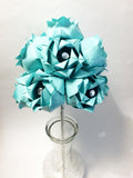 Dozen Paper Roses- Wedding bouquet, first anniversary gift, perfect for her, one of a kind paper roses, alternative, origami, paper flowers