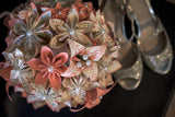 Custom Music Wedding Bouquet & Boutonniere - Handmade, non traditional alternative, made to order, destination wedding, keepsake, elopement