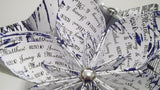 Love Music Anniversary Bouquet- 10 inch, 18 flowers, made to order, personalized, origami wedding, gift, bride, first anniversary