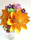 Sunflowers & Roses Paper Bouquet- origami, bouquet recreation, wedding bouquet, bride, bridesmaid, first anniversary