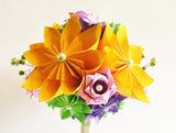 Sunflowers & Roses Paper Bouquet- origami, bouquet recreation, wedding bouquet, bride, bridesmaid, first anniversary
