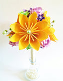 Sunflowers & Roses Paper Bouquet- origami, bouquet recreation, wedding bouquet, bride, bridesmaid, first anniversary