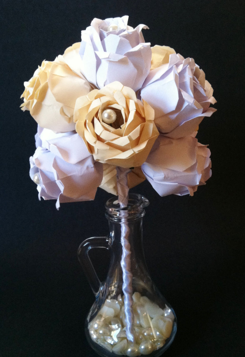 Hand Crafted Paper Rose Bouquet by Hand Craft Treasures
