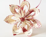 Baby's First Christmas Ornament Falling Star- Personalized, handmade, custom, made to order, holiday decoration