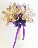 Love Music Anniversary Bouquet- 10 inch, 18 flowers, made to order, personalized, origami wedding, gift, bride, first anniversary