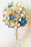 Wedding bouquet of paper flowers- handmade, bridal bouquet, one of a kind, offbeat bride, alternative bouquet
