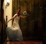 Wedding bouquet of paper flowers- handmade, bridal bouquet, one of a kind, offbeat bride, alternative bouquet