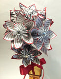 Congrats Grad National Honor Society- graduation gift, paper flowers, one of a kind, congratulations, origami, personalized gift