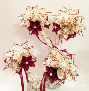 Sheet Music Wedding Package- Your choice of sheet music & accent colors