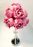 A Dozen Paper Roses- Your choice of colors, traditional first anniversary gift