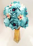 Custom Dozen Deluxe Roses- Your choice of accent colors