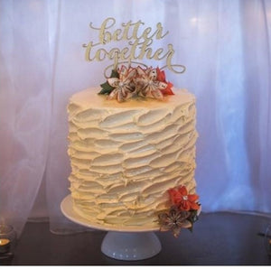 Custom order for Jane- cake topper flowers
