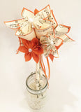 Custom Sheet Music Bouquet- 7 inch bridesmaid bouquet, one of a kind