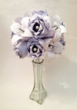 Dozen Paper Roses & Lilies- Vase Included