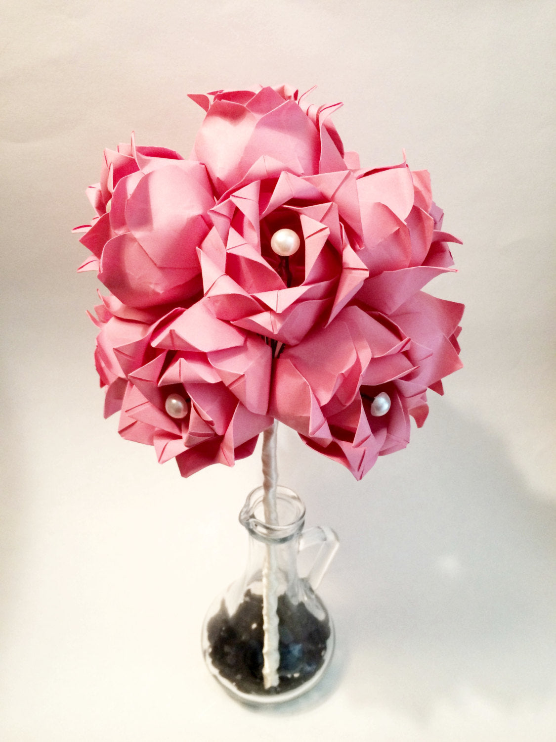 Dozen Paper Roses- Wedding bouquet, first anniversary gift, perfect fo –  Dana's Paper Flowers
