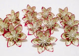 I Love You paper flowers- Set of 10, handmade, wedding, favor, origami, bouquet, decoration