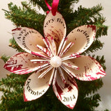 Baby's First Christmas Ornament 2015- Personalized, handmade, custom, made to order, holiday decoration