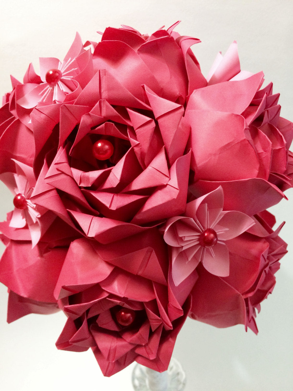 Paper Rose Bouquet Handmade Paper Flowers for Anniversary, Wedding, Home  Decoration or Gift 