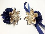 Hydrangea Corsage- hydrangea, mum, prom, homecoming, wedding accessory, handmade, one of a kind, paper flowers, origami