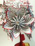 Congrats Grad National Honor Society- graduation gift, paper flowers, one of a kind, congratulations, origami, personalized gift