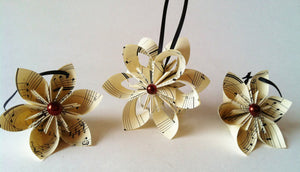 Paper Flower Christmas Tree Ornaments